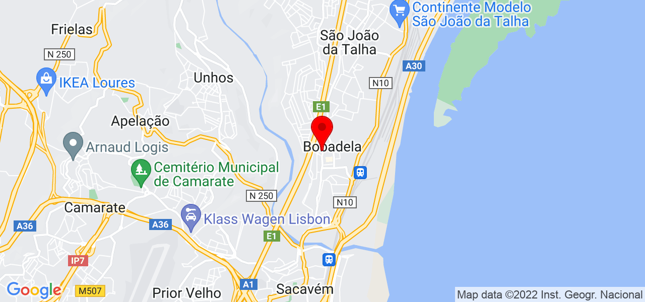 Tecnico Do PC - Lisboa - Loures - Mapa