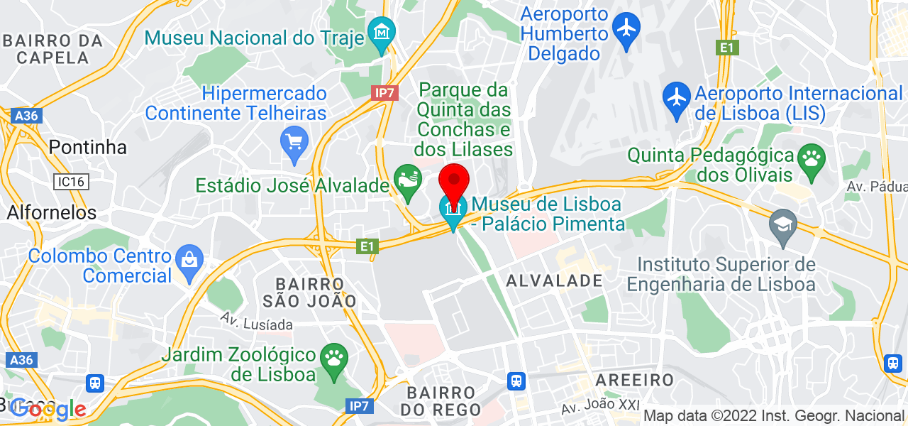 João Ceriz - Lisboa - Lisboa - Map