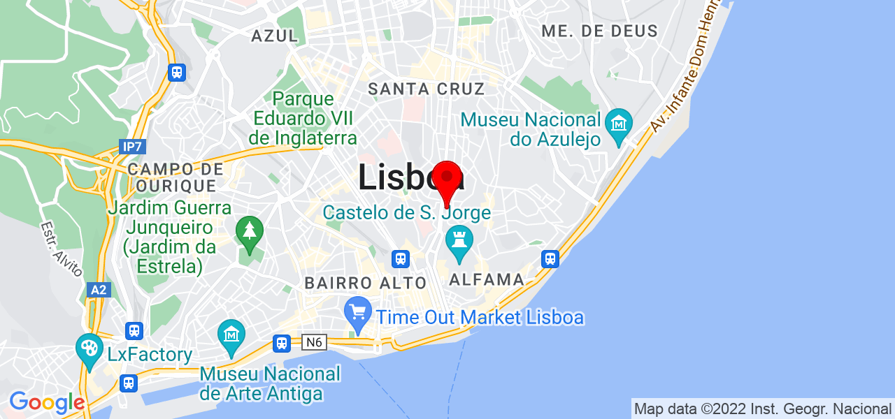 Joanderson bispo - Lisboa - Lisboa - Mapa