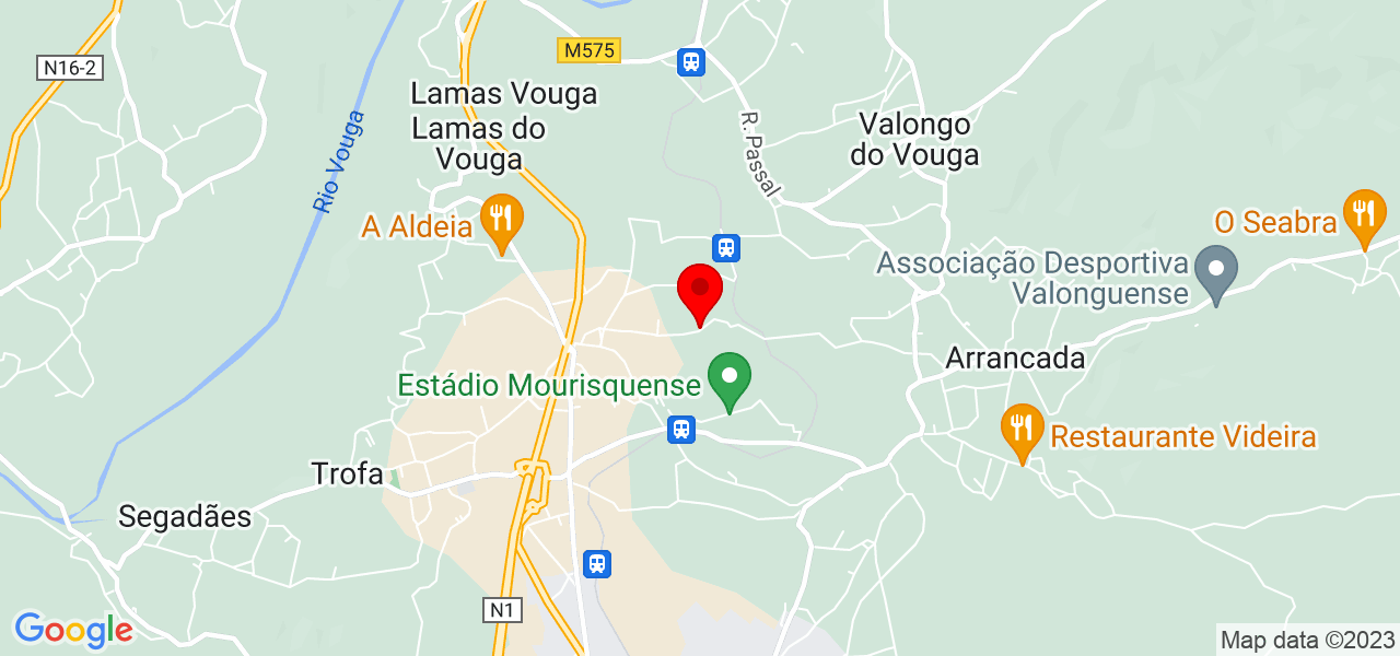 Dinis - Aveiro - Águeda - Mapa