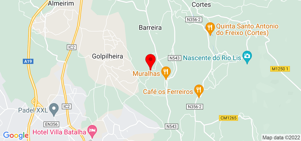 Dulce Lopes - Leiria - Leiria - Mapa