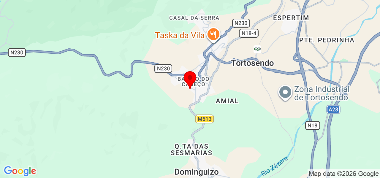 Laura Pinto - Castelo Branco - Covilhã - Mapa