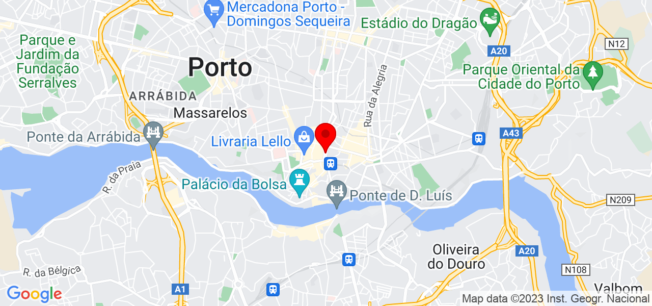 Pedro Vieira - Porto - Porto - Mapa