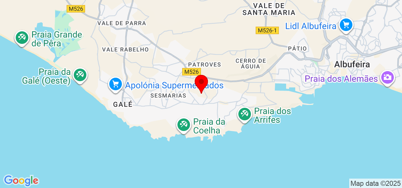 DCorreia - Faro - Albufeira - Mapa