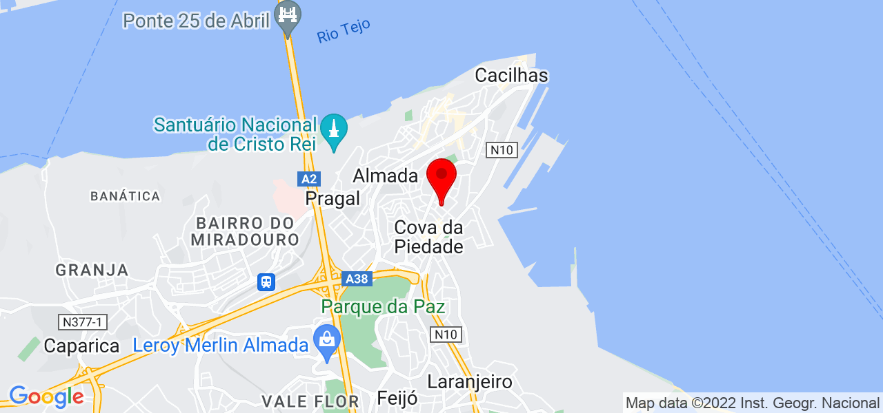 CARPINTARIA FARME - Setúbal - Almada - Mapa