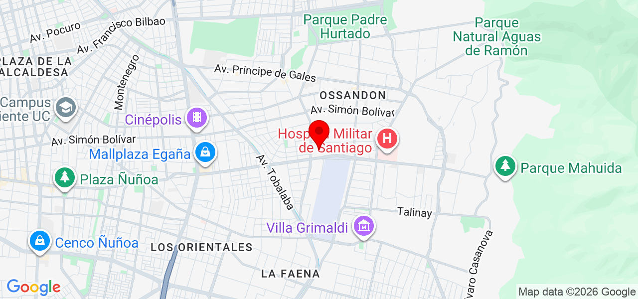 Oh!Da Green - Región Metropolitana de Santiago - Santiago - Mapa