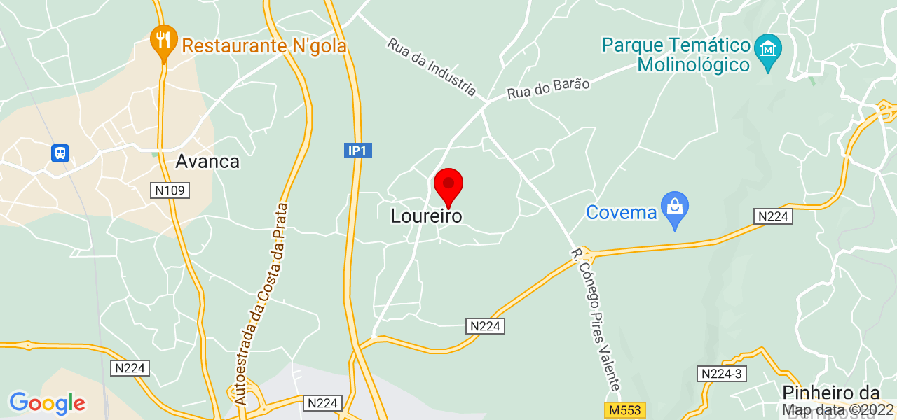 Leisy - Aveiro - Oliveira de Azeméis - Mapa