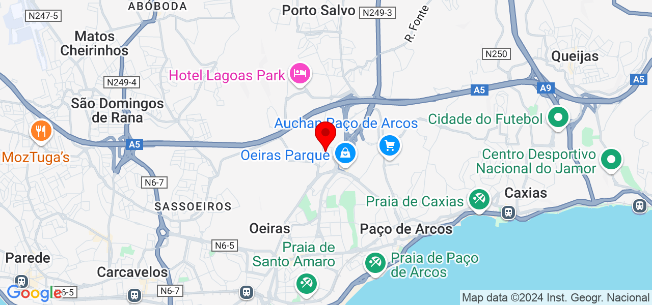 Translators Portugal - Lisboa - Oeiras - Map