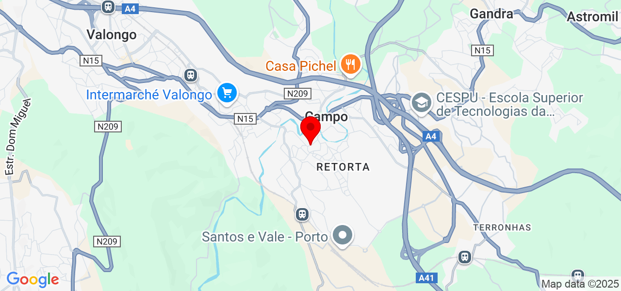 Natália santos - Porto - Valongo - Map