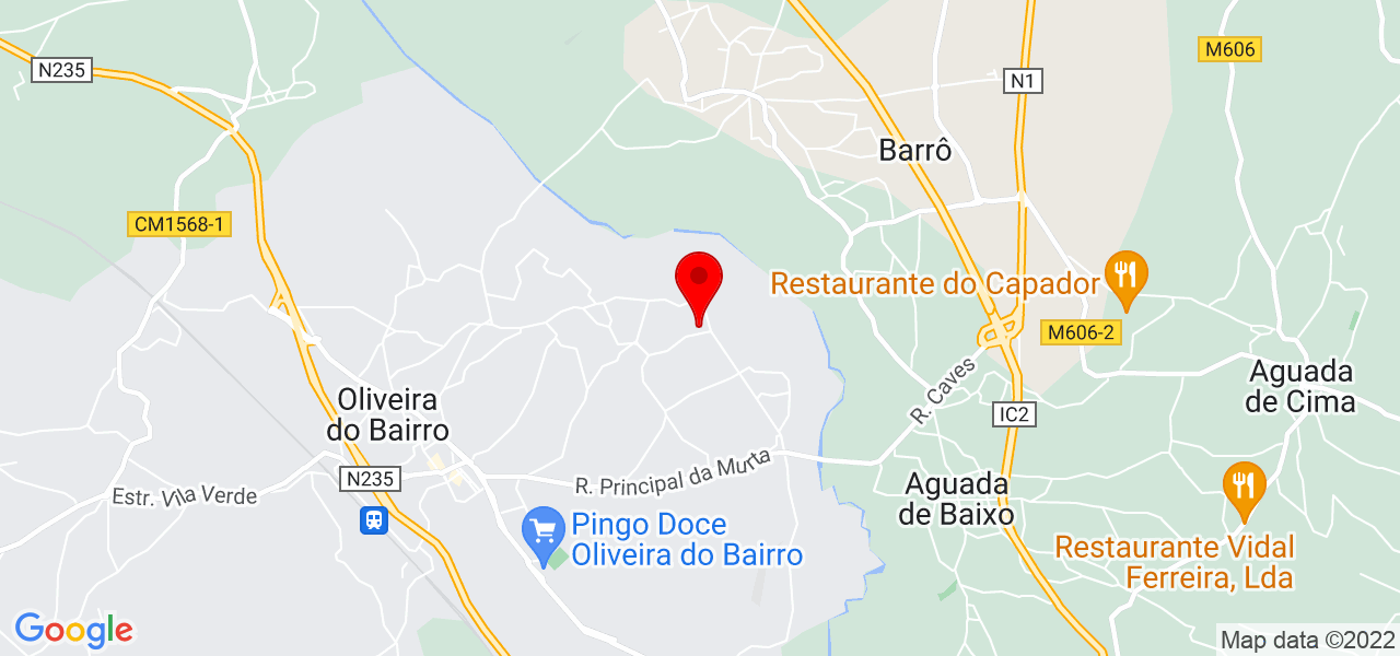 TM Campos - Aveiro - Oliveira do Bairro - Mapa