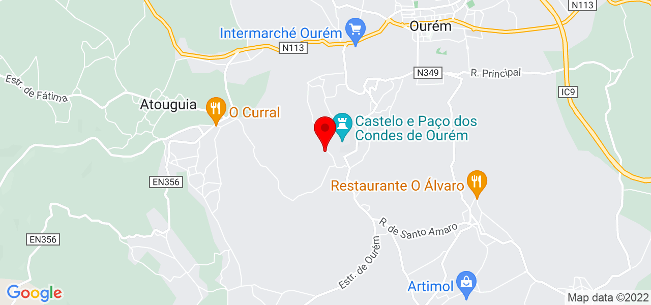 BR RENOVAÇÕES/ DjRaffa - Santarém - Ourém - Mapa