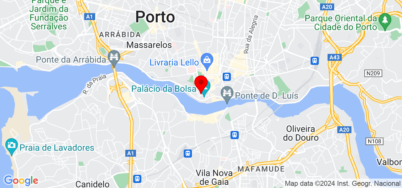 AirNorte - Porto - Porto - Mapa