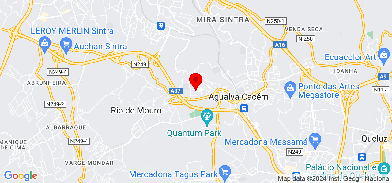 Nerespinturas - Lisboa - Sintra - Mapa