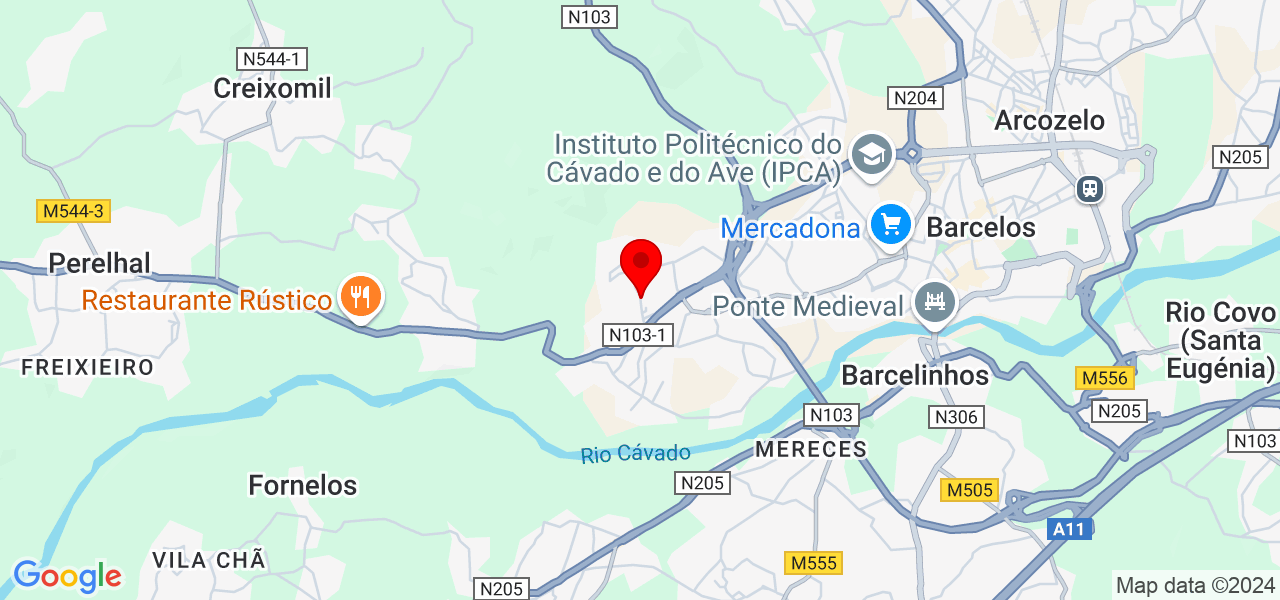 André Gimenez - Porto - Marco de Canaveses - Map