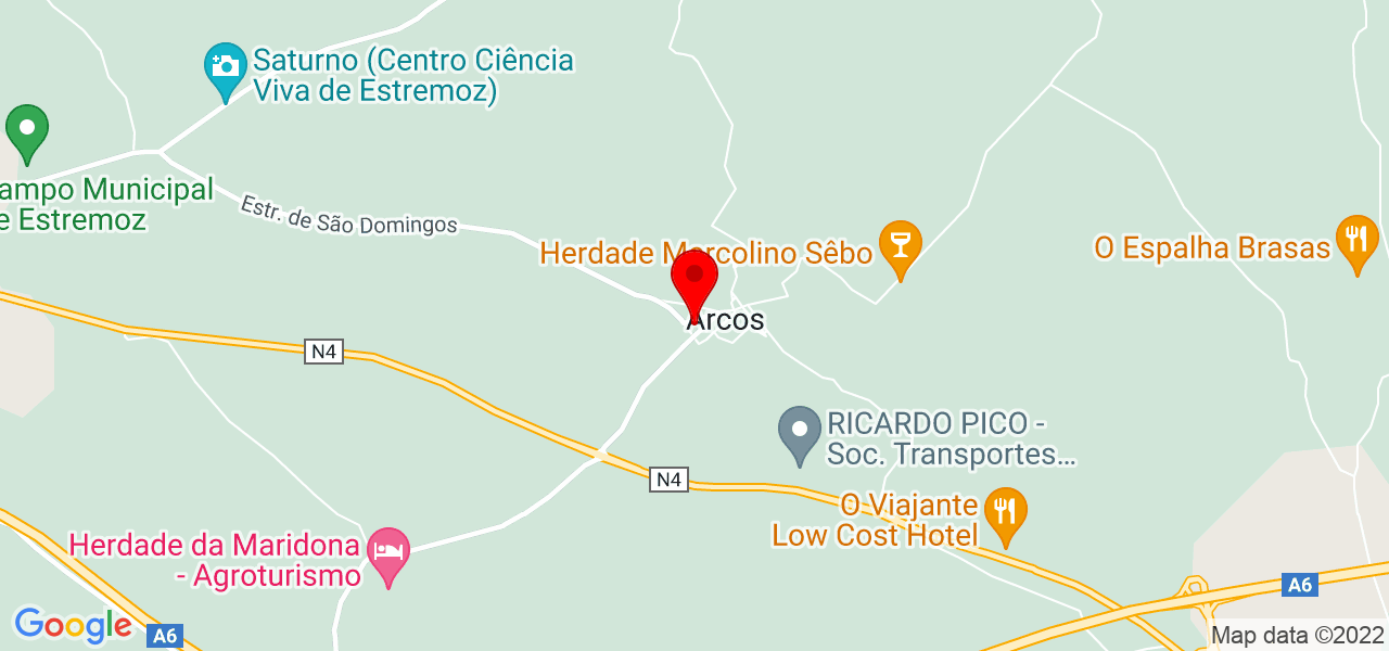 In&amp;Out 2020 - Évora - Estremoz - Mapa