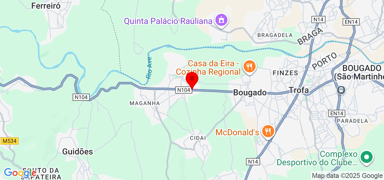 Joao Campos - Porto - Trofa - Map