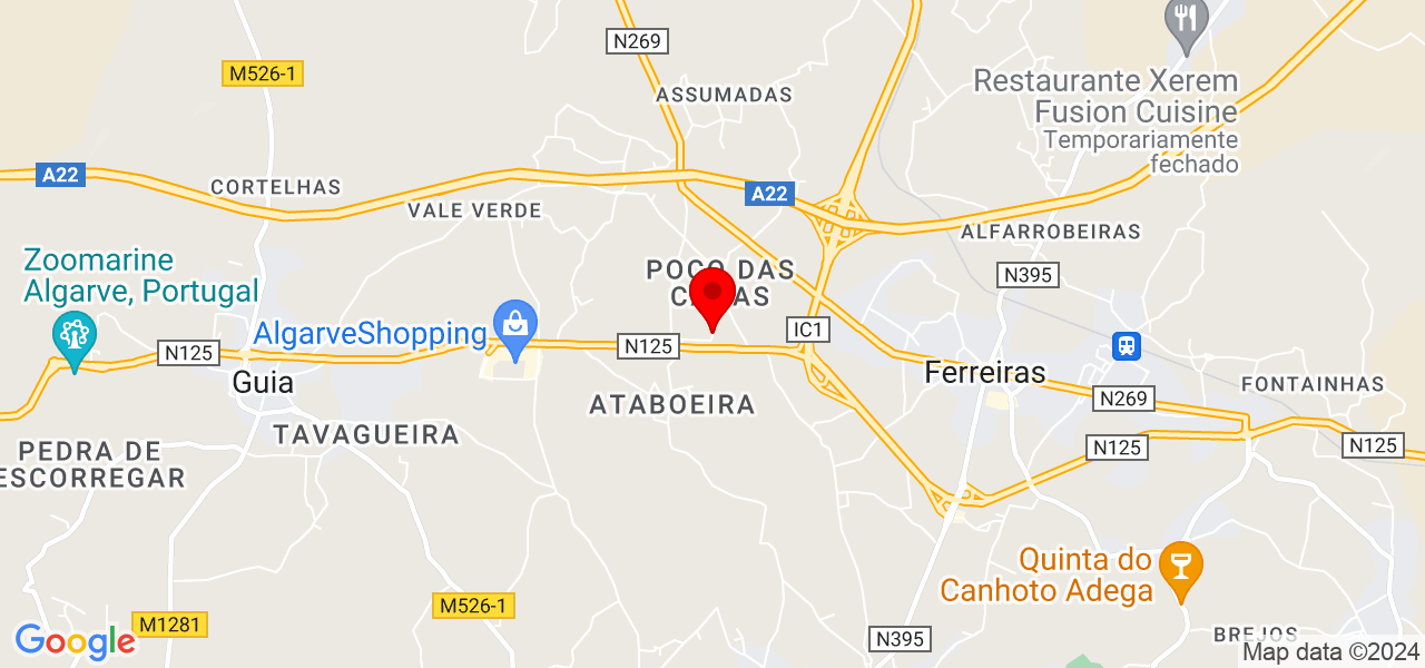 Carlos Steel - Faro - Albufeira - Mapa
