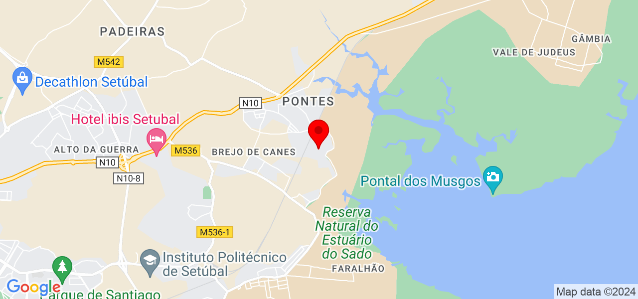 Danyele romao - Setúbal - Setúbal - Mapa