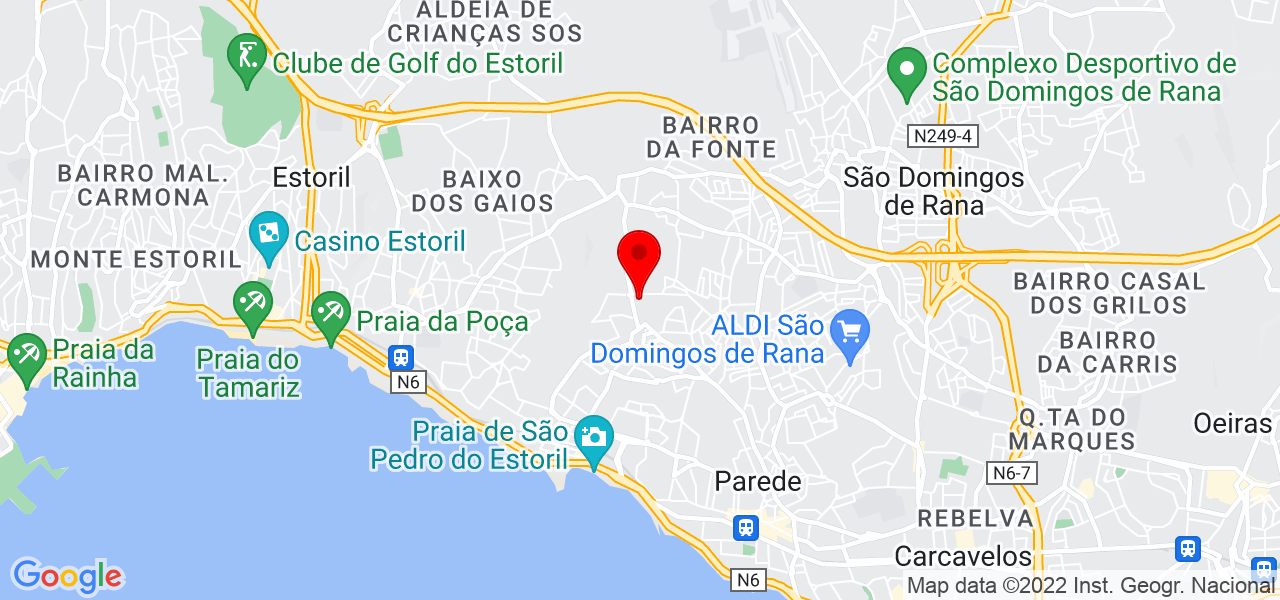 Ana Paula - Lisboa - Cascais - Mapa