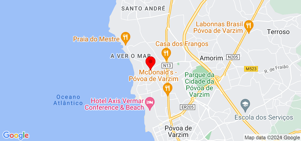 Jonathan montagems - Porto - Póvoa de Varzim - Mapa