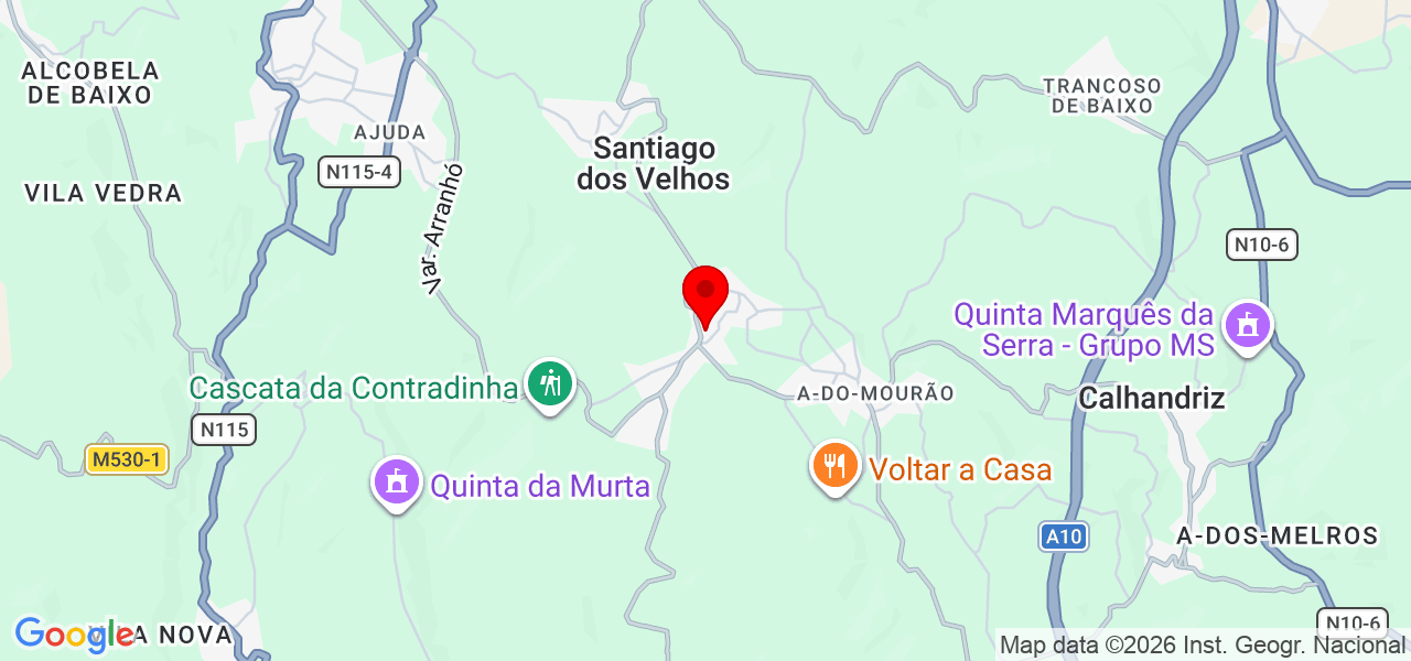 Fabiana Vieira - Lisboa - Arruda dos Vinhos - Mapa