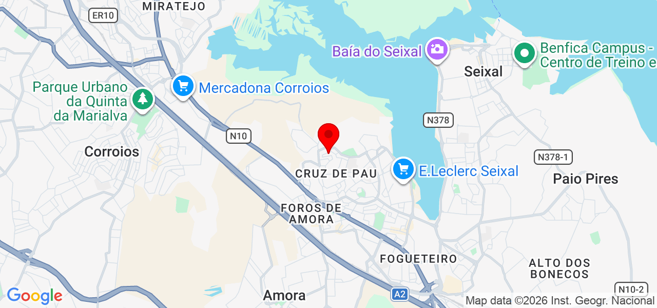 Serralheiro Natal - Setúbal - Seixal - Karte