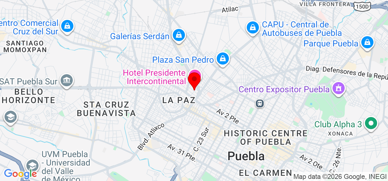 COLECTIVO KOINU OKUMURA - Puebla - Puebla - Map