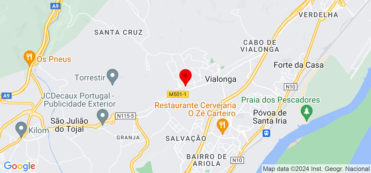 Limpeza - Lisboa - Vila Franca de Xira - Map