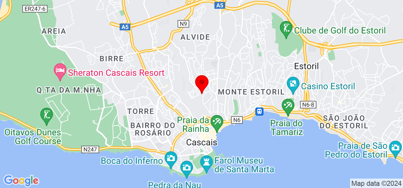 Maria Isabel - Lisboa - Cascais - Map