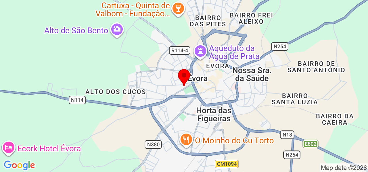Vailante Obras - Évora - Évora - Karte
