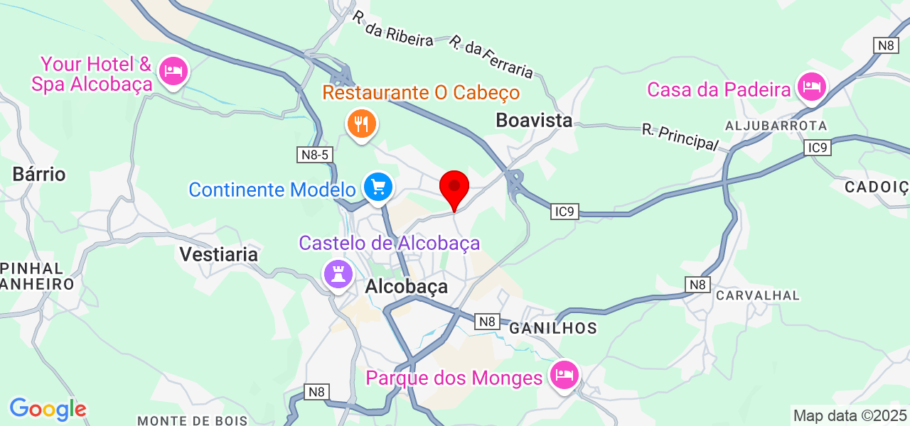 Alexandra Silvestre - Leiria - Alcobaça - Karte