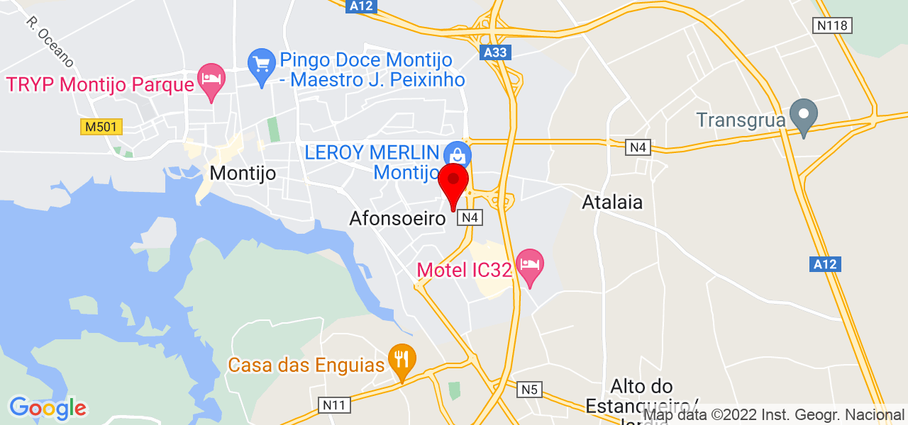 SolarAssist - Setúbal - Montijo - Mapa