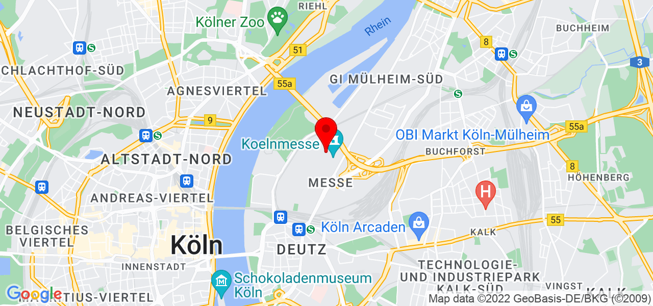 KölnerMedienFabrik - Nordrhein-Westfalen - Köln - Karte