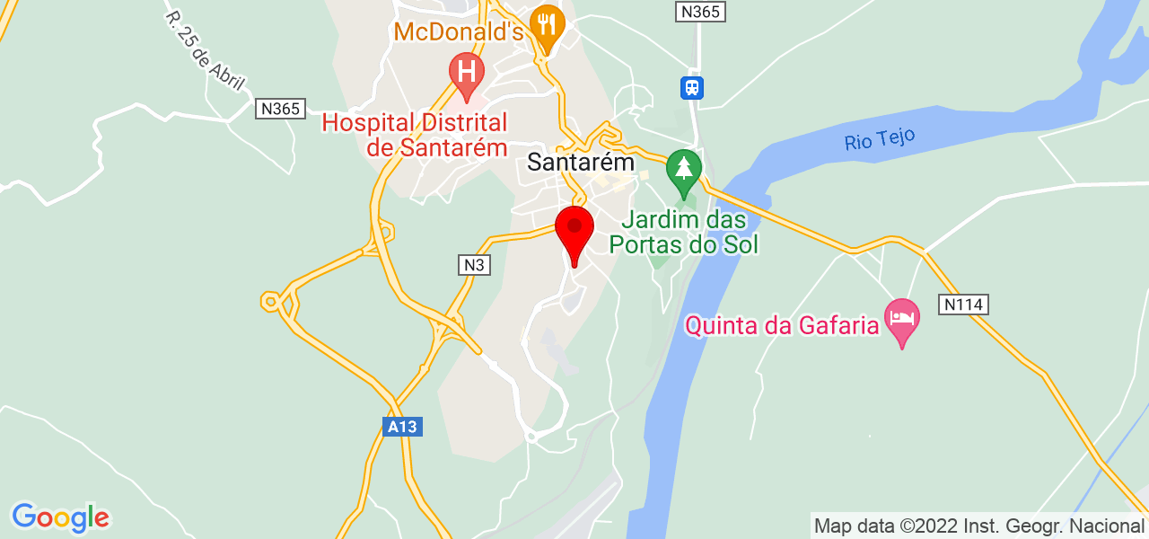Marta de Sousa e Vasconcelos - Santarém - Santarém - Mapa