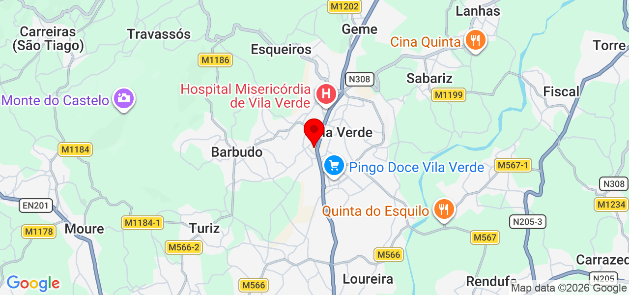 Claudia Artesanato - Braga - Vila Verde - Karte