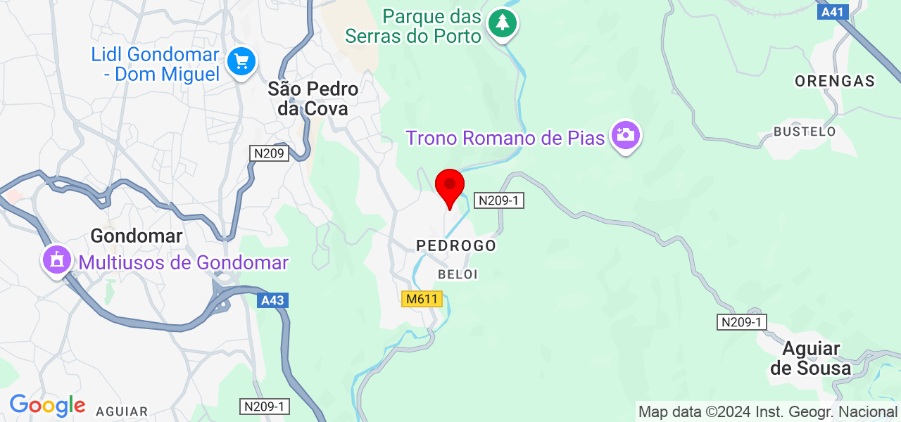 Bruno - Porto - Gondomar - Map