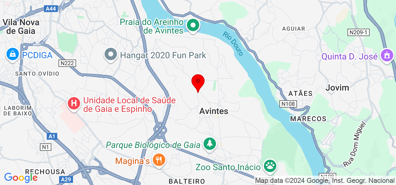 Premiair Portugal - Porto - Vila Nova de Gaia - Mapa