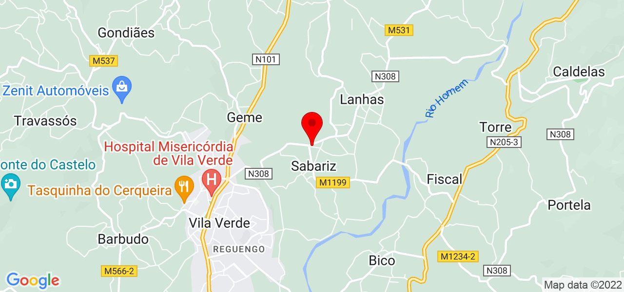 Paulo santos - Braga - Vila Verde - Mapa