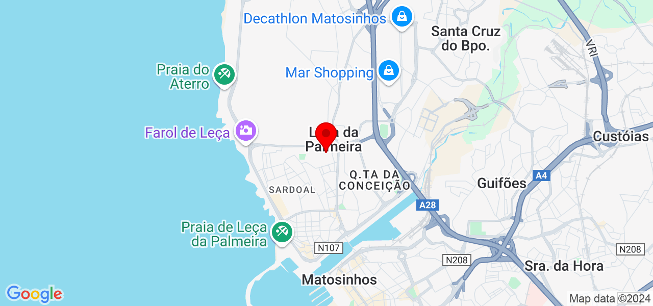 B&amp;S Ad Solutions - Rita Silva - Porto - Matosinhos - Mapa