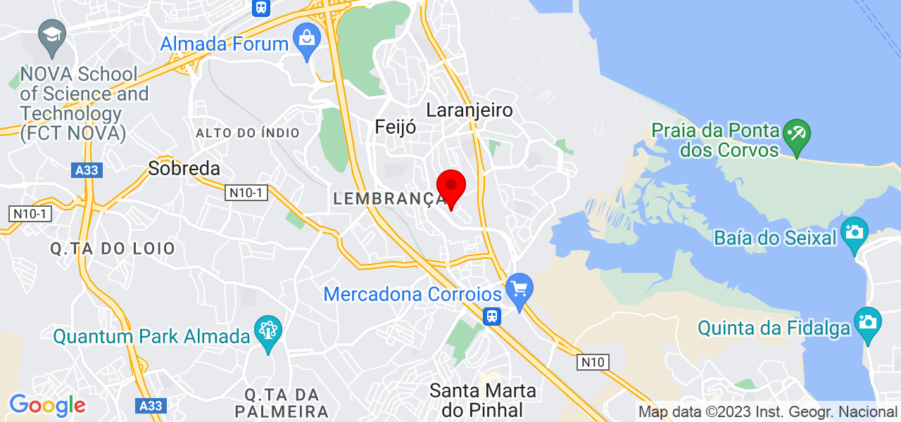 Marilia - Setúbal - Seixal - Mapa