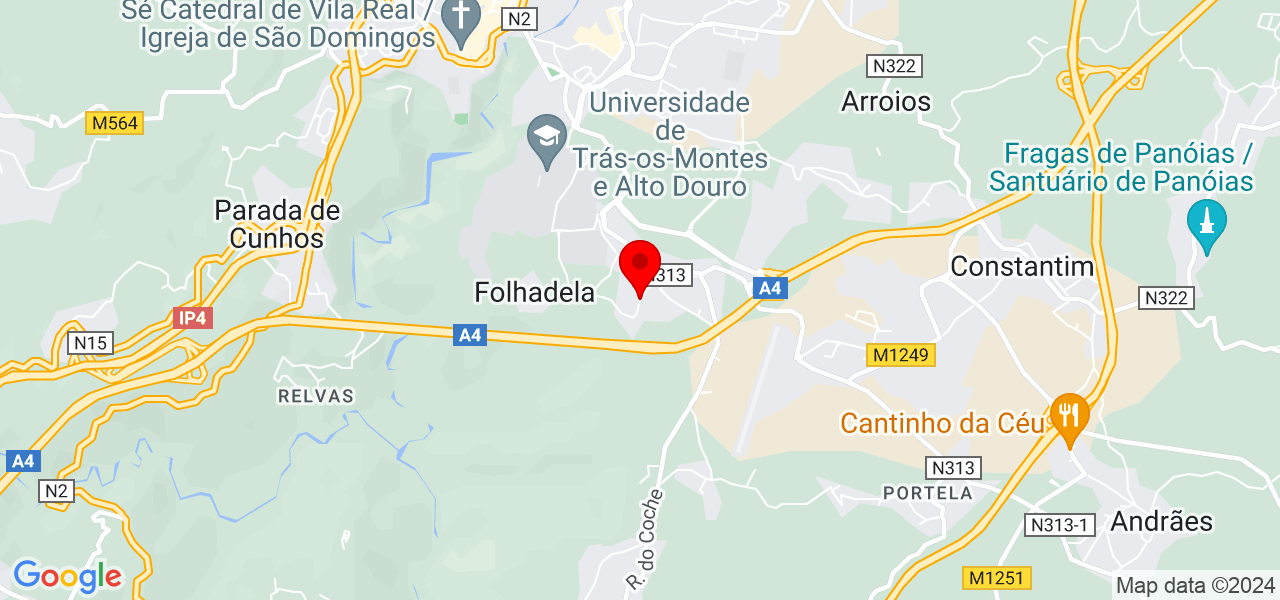 C&eacute;lia Lucas - Vila Real - Vila Real - Mapa