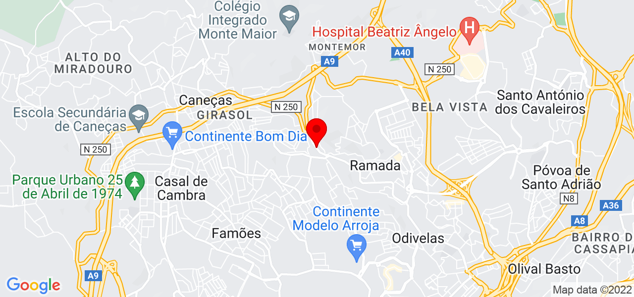 Manuela - Lisboa - Odivelas - Mapa