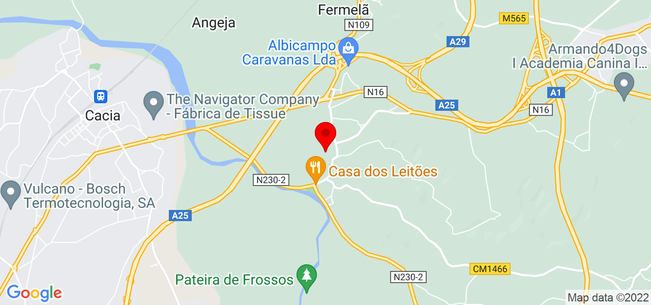 Montadecor - Aveiro - Albergaria-a-Velha - Mapa