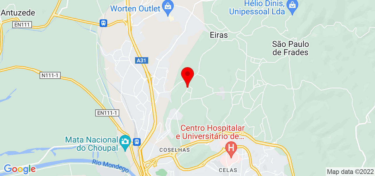 B&aacute;rbara Bettencourt Cravo - Coimbra - Coimbra - Mapa