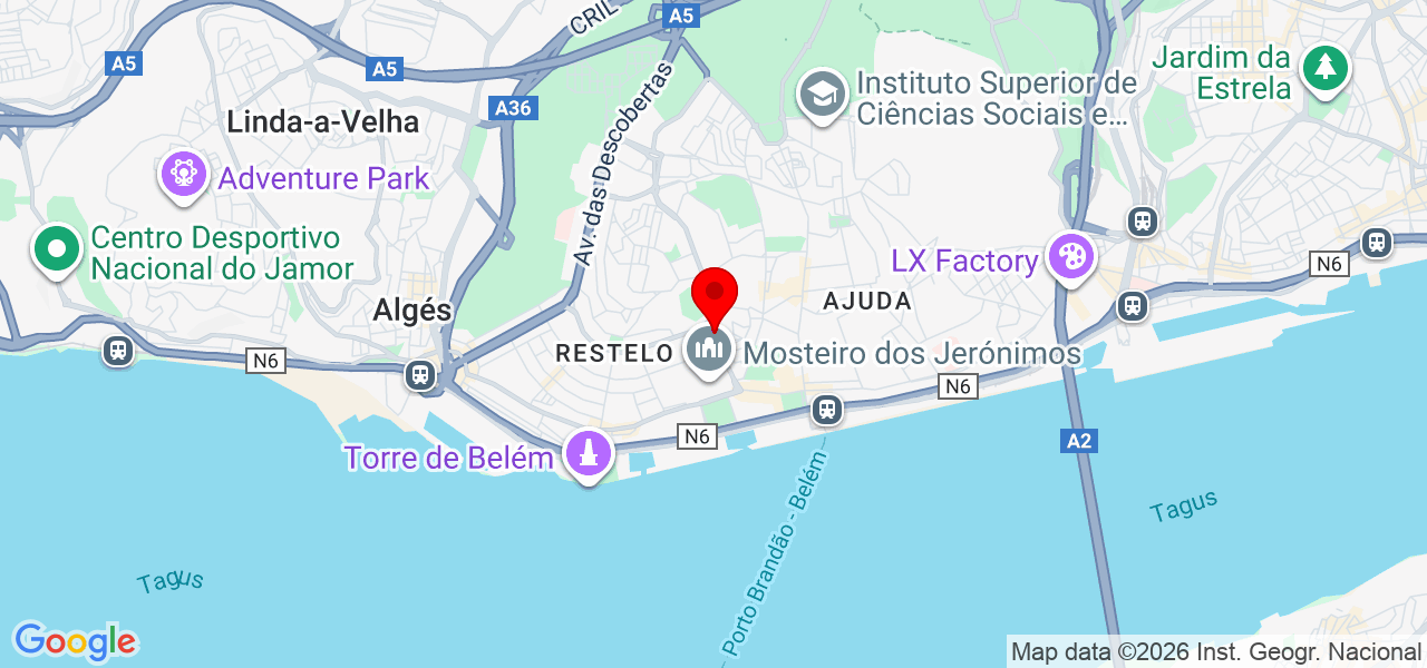 Restaurante Varanda Azul - Lisboa - Lisboa - Mapa