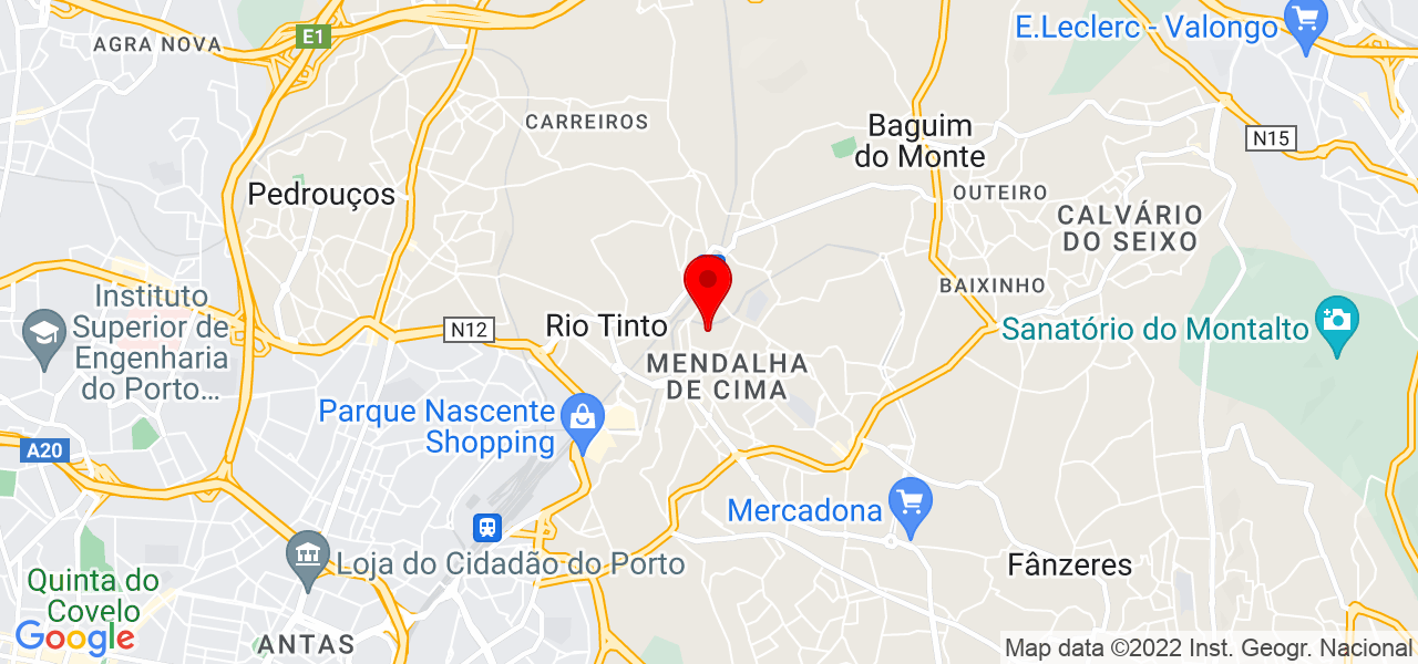 Diogo Teixeira - Porto - Gondomar - Mapa