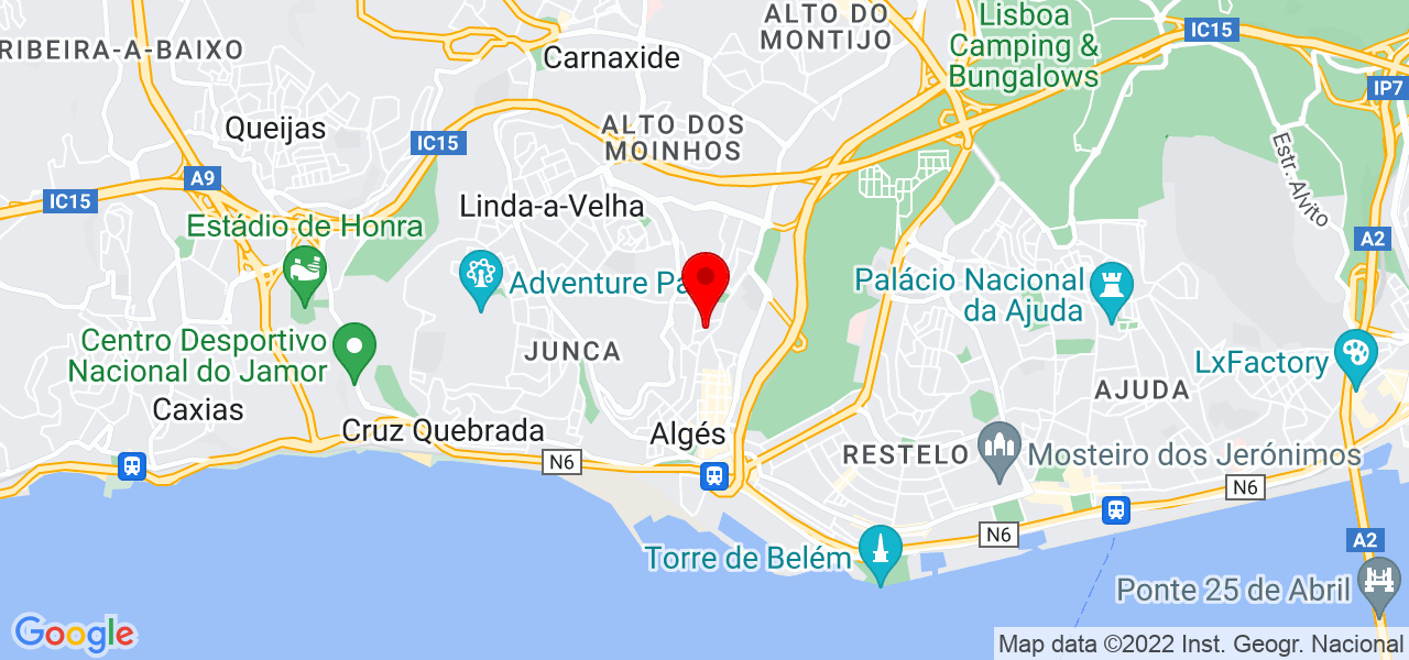 Barros Pinturas Top - Lisboa - Oeiras - Mapa