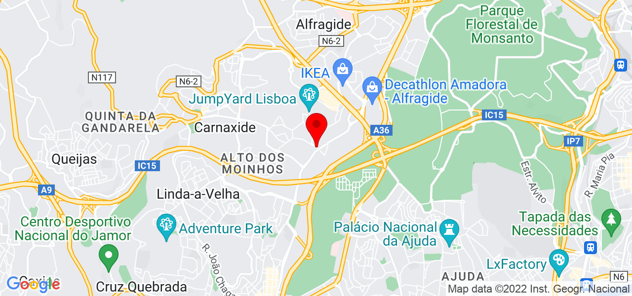 D_Sign Project - Lisboa - Oeiras - Mapa