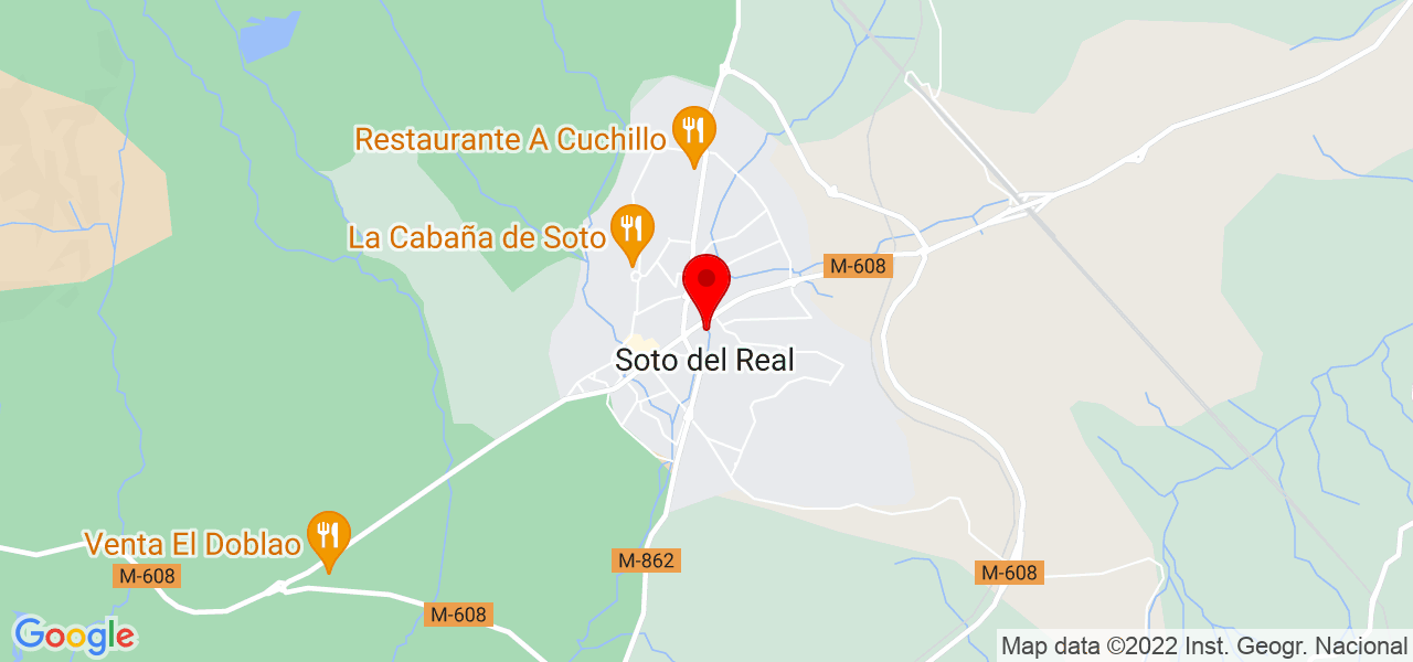 Carla Reina P&eacute;rez - Comunidad de Madrid - Soto del Real - Mapa