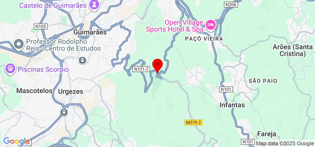 Liliana - Braga - Guimarães - Karte